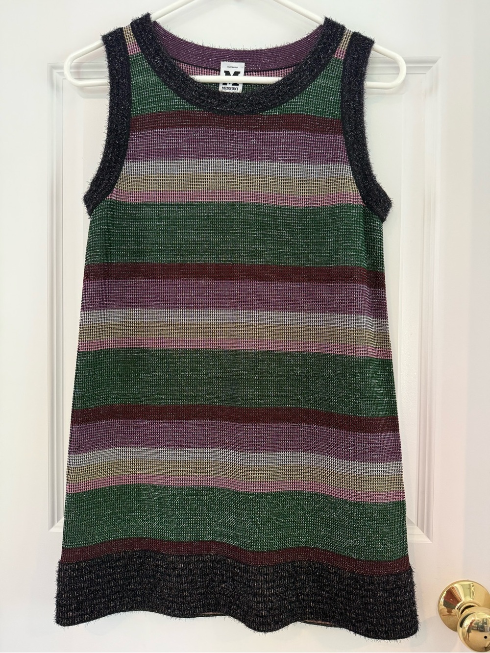 Missoni Sleveless Metallic Knit Top Size 4